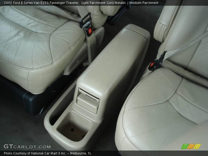 Light Parchment Gold Metallic / Medium Parchment 2002 Ford E Series Van E150 Passenger Traveler