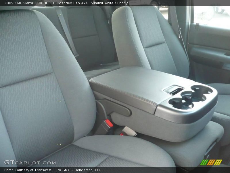 Summit White / Ebony 2009 GMC Sierra 2500HD SLE Extended Cab 4x4