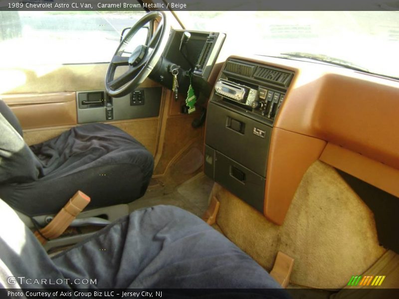 Caramel Brown Metallic / Beige 1989 Chevrolet Astro CL Van
