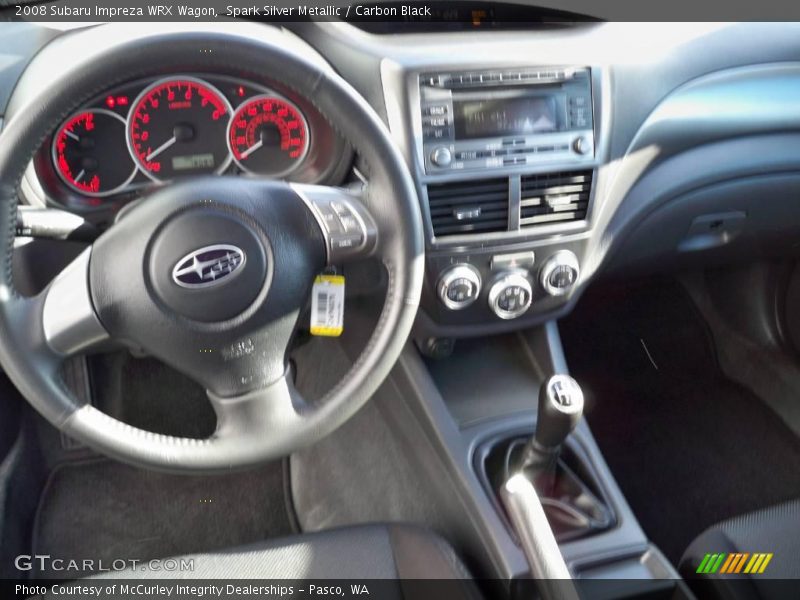 Spark Silver Metallic / Carbon Black 2008 Subaru Impreza WRX Wagon