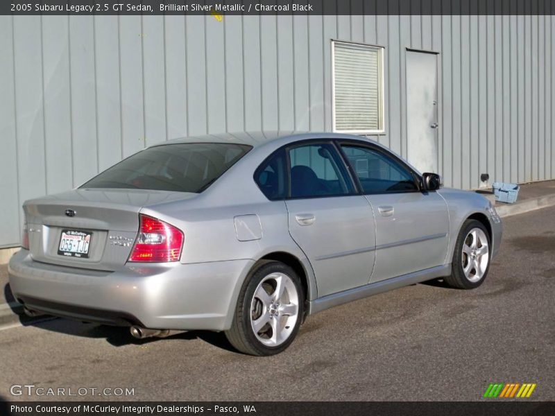 Brilliant Silver Metallic / Charcoal Black 2005 Subaru Legacy 2.5 GT Sedan