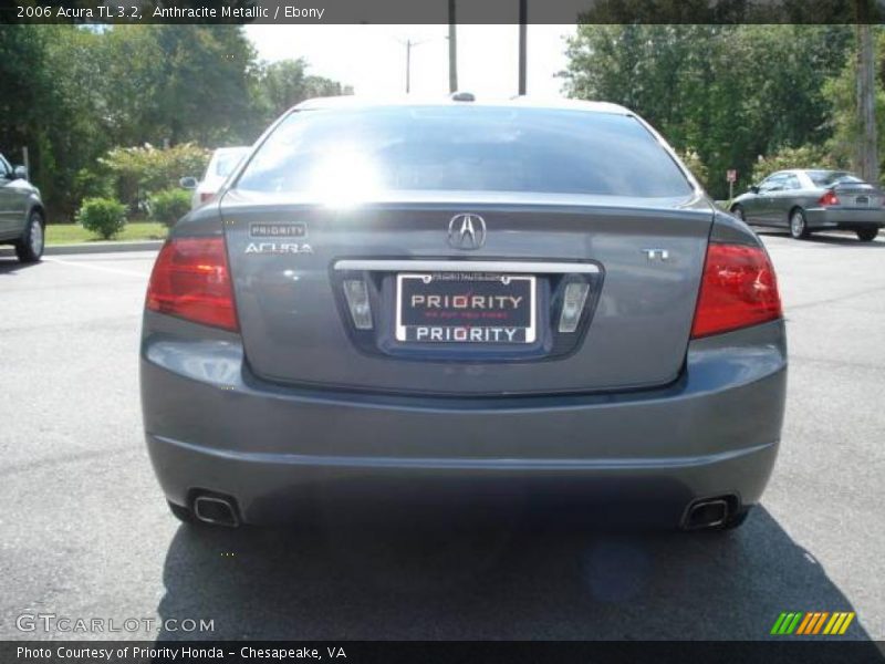 Anthracite Metallic / Ebony 2006 Acura TL 3.2