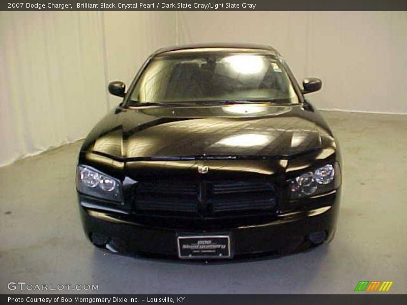 Brilliant Black Crystal Pearl / Dark Slate Gray/Light Slate Gray 2007 Dodge Charger