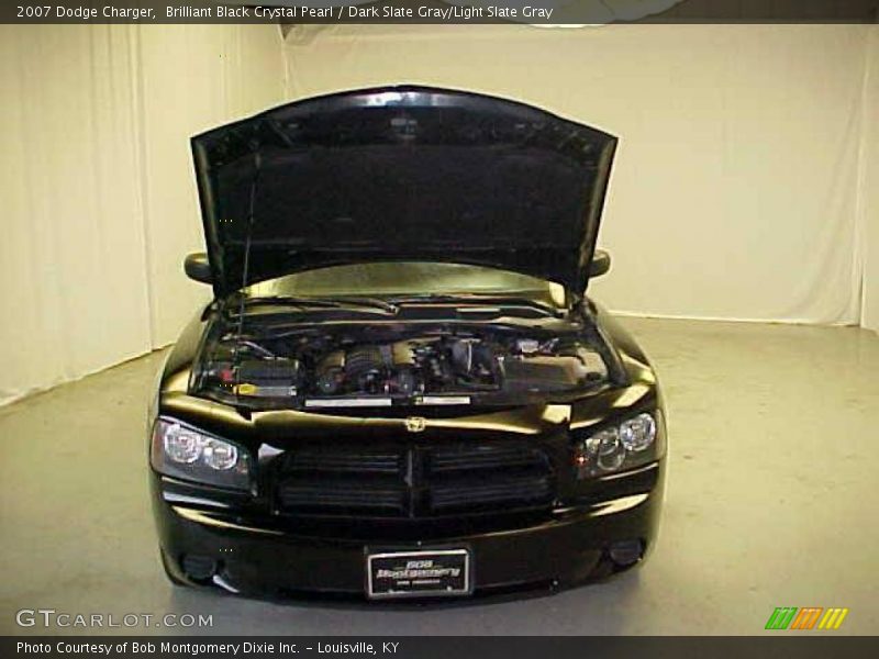 Brilliant Black Crystal Pearl / Dark Slate Gray/Light Slate Gray 2007 Dodge Charger