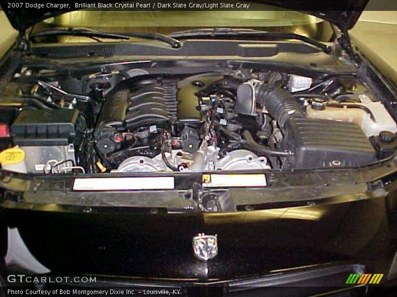 Brilliant Black Crystal Pearl / Dark Slate Gray/Light Slate Gray 2007 Dodge Charger