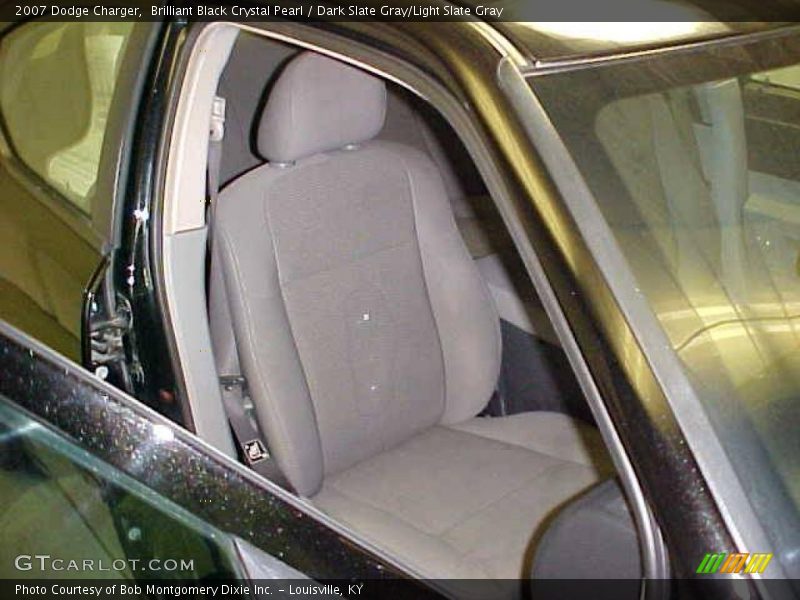 Brilliant Black Crystal Pearl / Dark Slate Gray/Light Slate Gray 2007 Dodge Charger