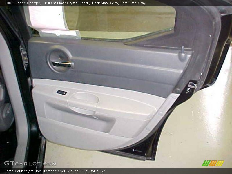 Brilliant Black Crystal Pearl / Dark Slate Gray/Light Slate Gray 2007 Dodge Charger