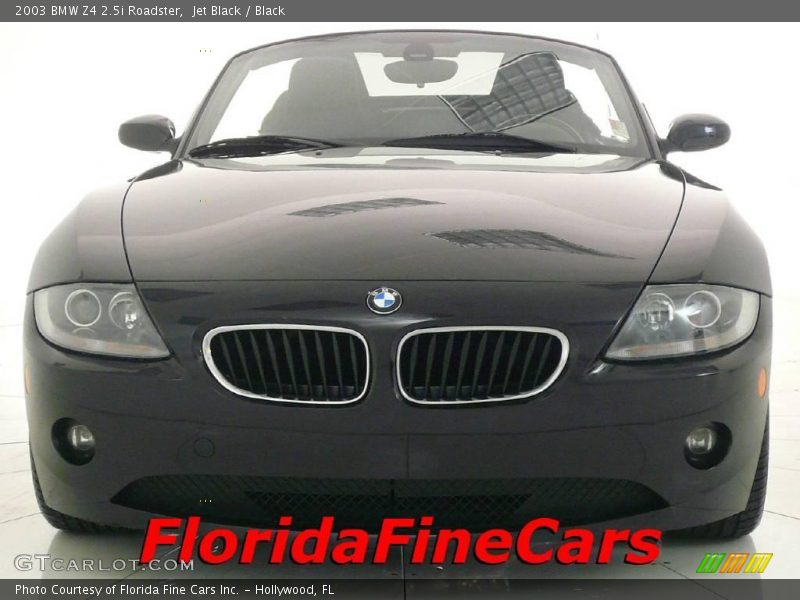 Jet Black / Black 2003 BMW Z4 2.5i Roadster