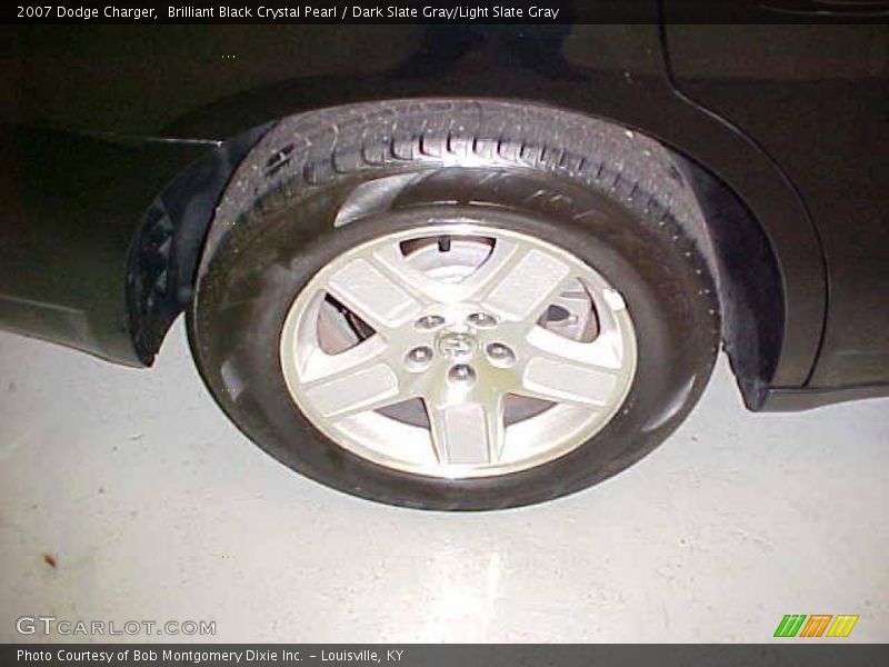 Brilliant Black Crystal Pearl / Dark Slate Gray/Light Slate Gray 2007 Dodge Charger