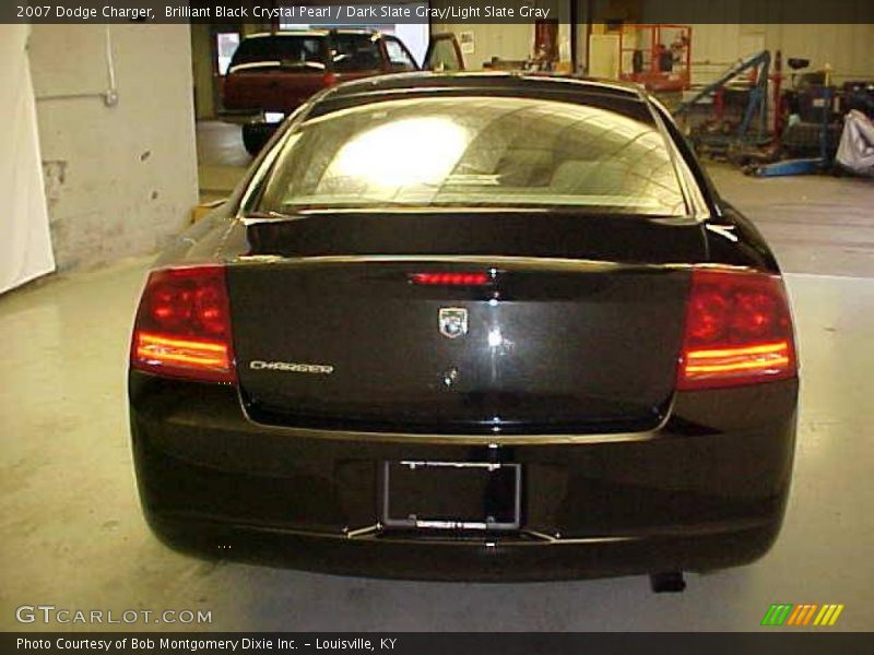 Brilliant Black Crystal Pearl / Dark Slate Gray/Light Slate Gray 2007 Dodge Charger