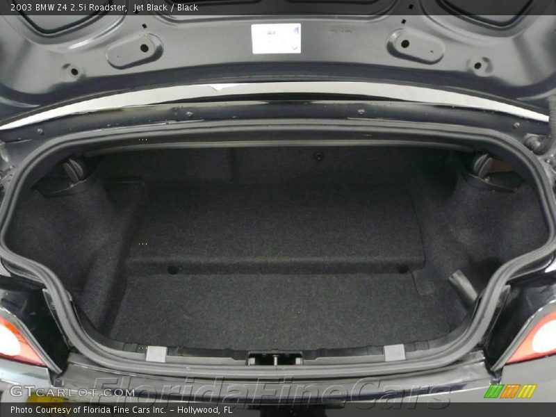 Jet Black / Black 2003 BMW Z4 2.5i Roadster