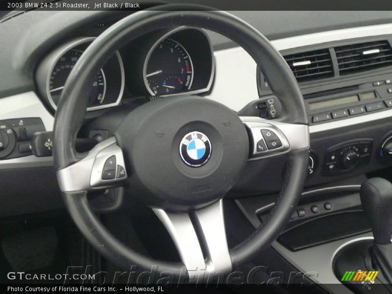 Jet Black / Black 2003 BMW Z4 2.5i Roadster