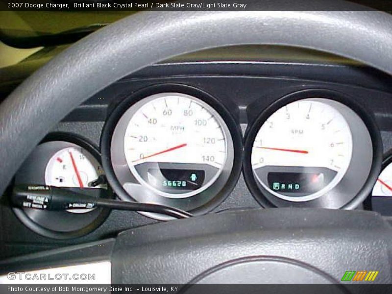 Brilliant Black Crystal Pearl / Dark Slate Gray/Light Slate Gray 2007 Dodge Charger