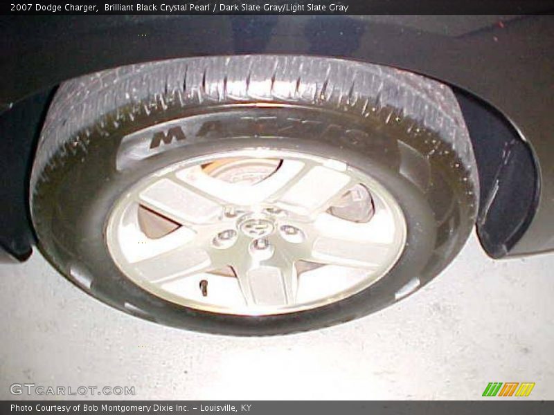 Brilliant Black Crystal Pearl / Dark Slate Gray/Light Slate Gray 2007 Dodge Charger