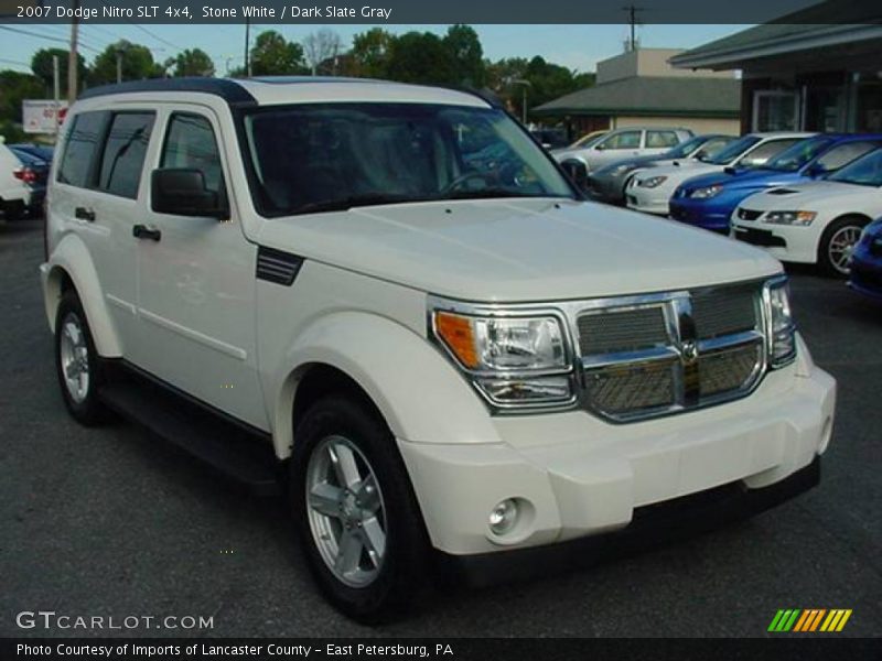 Stone White / Dark Slate Gray 2007 Dodge Nitro SLT 4x4