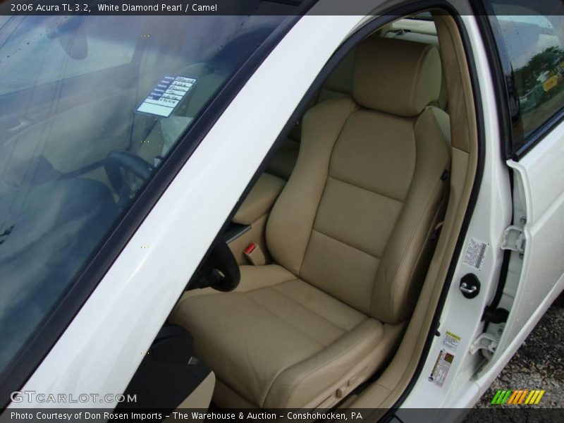 White Diamond Pearl / Camel 2006 Acura TL 3.2