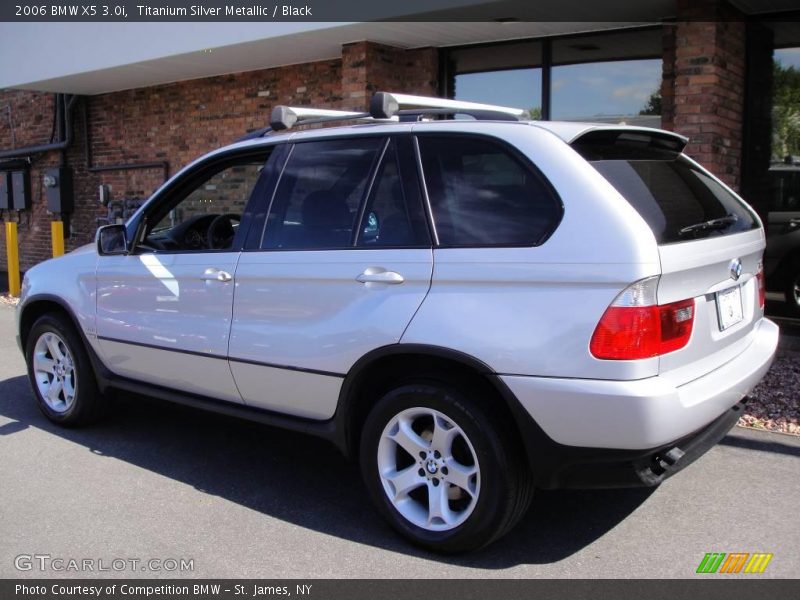Titanium Silver Metallic / Black 2006 BMW X5 3.0i