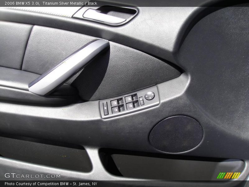 Titanium Silver Metallic / Black 2006 BMW X5 3.0i