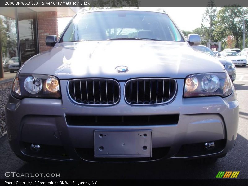 Silver Grey Metallic / Black 2006 BMW X3 3.0i