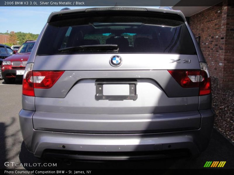 Silver Grey Metallic / Black 2006 BMW X3 3.0i