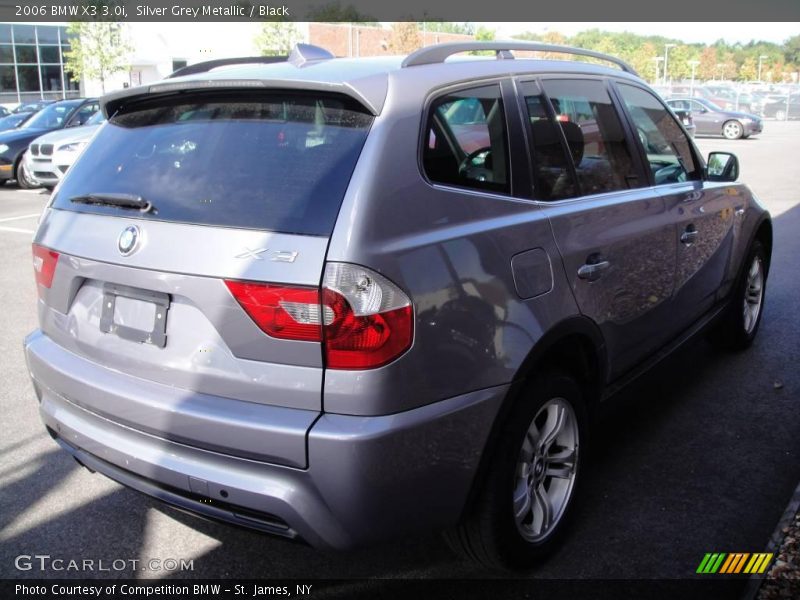 Silver Grey Metallic / Black 2006 BMW X3 3.0i