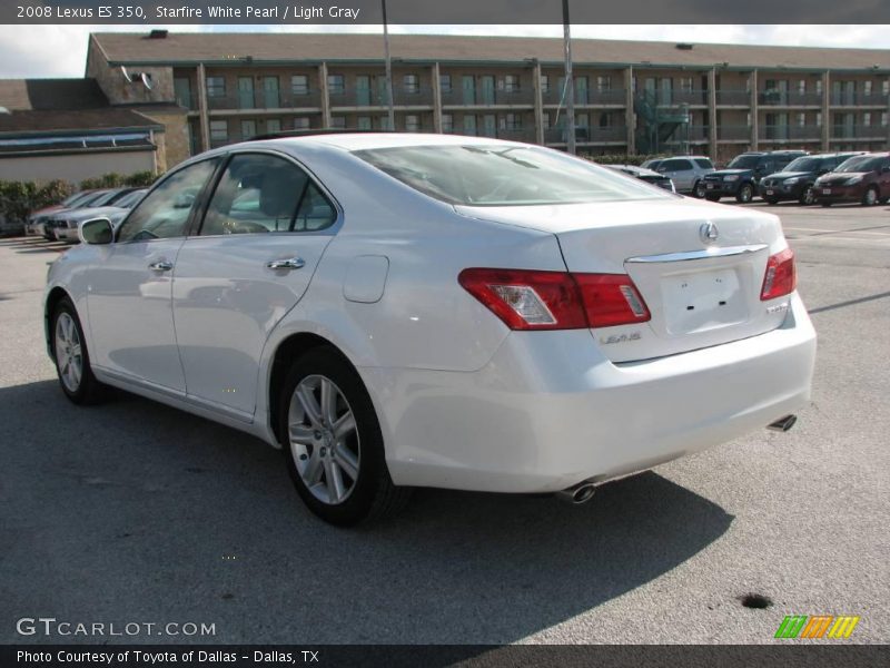 Starfire White Pearl / Light Gray 2008 Lexus ES 350