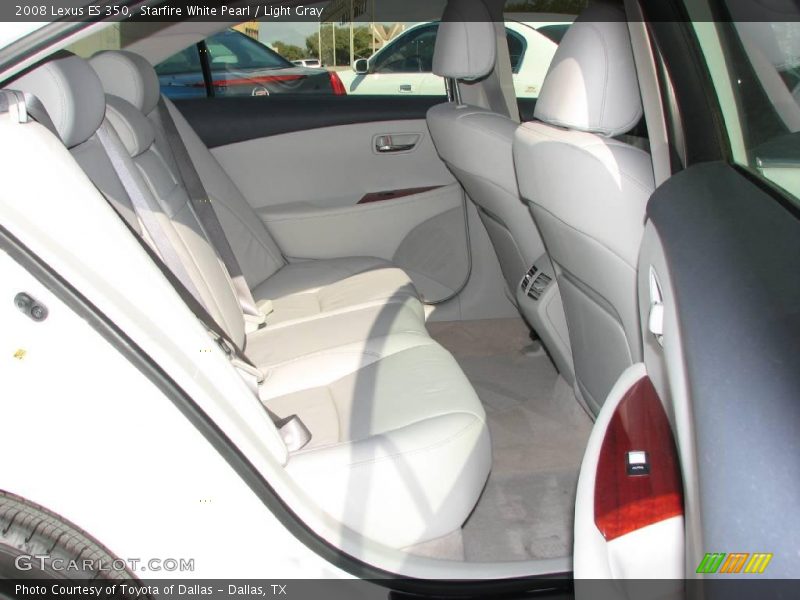 Starfire White Pearl / Light Gray 2008 Lexus ES 350