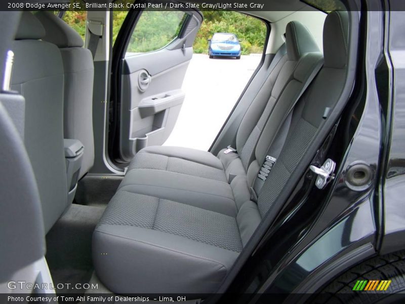 Brilliant Black Crystal Pearl / Dark Slate Gray/Light Slate Gray 2008 Dodge Avenger SE