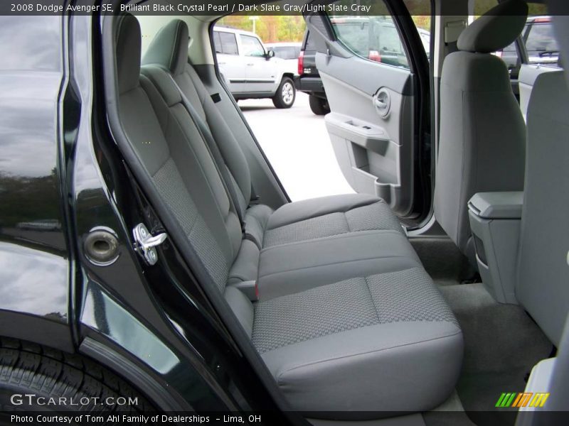 Brilliant Black Crystal Pearl / Dark Slate Gray/Light Slate Gray 2008 Dodge Avenger SE