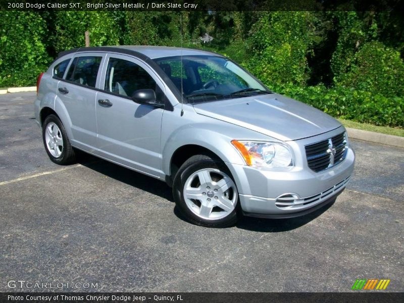 Bright Silver Metallic / Dark Slate Gray 2008 Dodge Caliber SXT