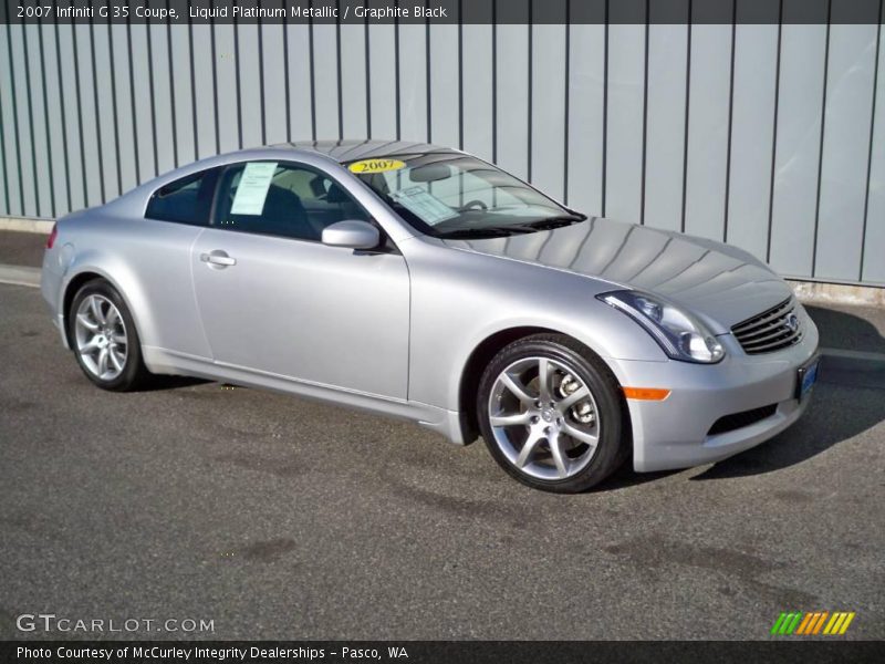 Front 3/4 View of 2007 G 35 Coupe