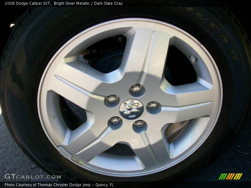 Bright Silver Metallic / Dark Slate Gray 2008 Dodge Caliber SXT