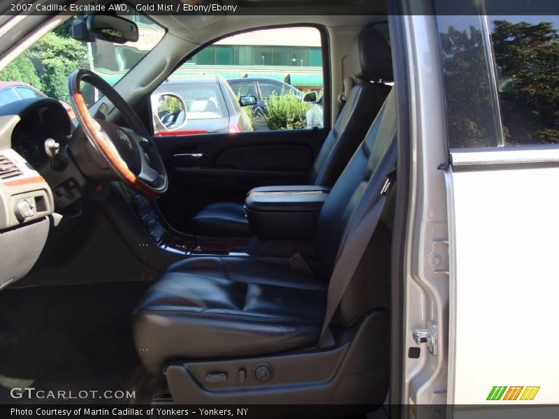 Gold Mist / Ebony/Ebony 2007 Cadillac Escalade AWD