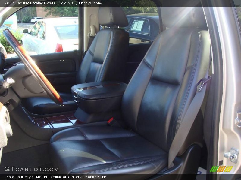 Gold Mist / Ebony/Ebony 2007 Cadillac Escalade AWD