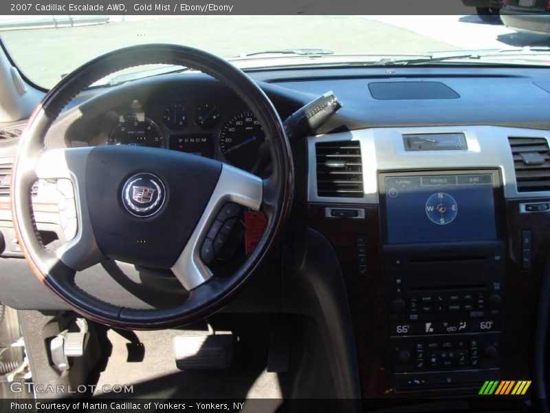 Gold Mist / Ebony/Ebony 2007 Cadillac Escalade AWD