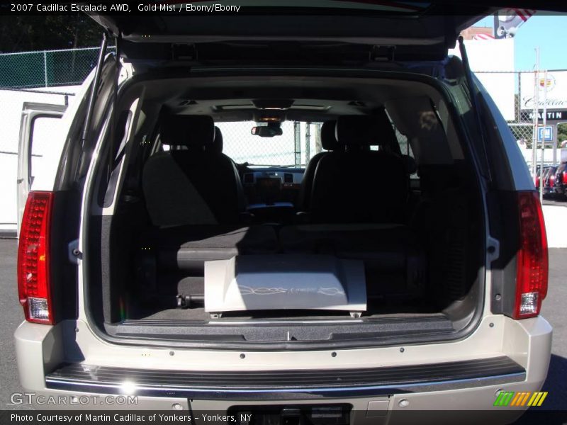 Gold Mist / Ebony/Ebony 2007 Cadillac Escalade AWD