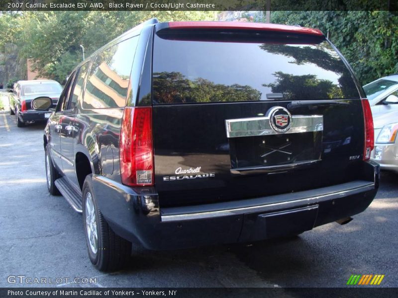 Black Raven / Cocoa/Light Cashmere 2007 Cadillac Escalade ESV AWD
