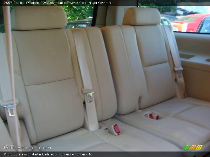 Black Raven / Cocoa/Light Cashmere 2007 Cadillac Escalade ESV AWD