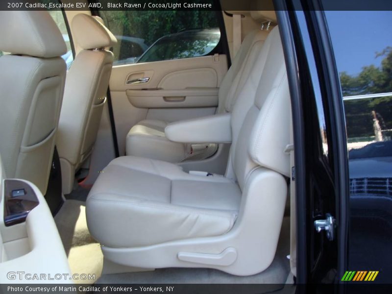 Black Raven / Cocoa/Light Cashmere 2007 Cadillac Escalade ESV AWD