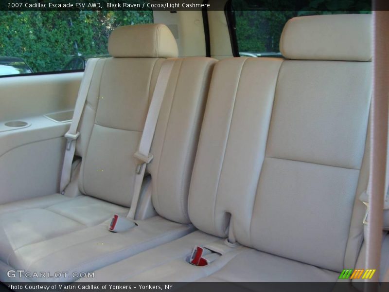 Black Raven / Cocoa/Light Cashmere 2007 Cadillac Escalade ESV AWD