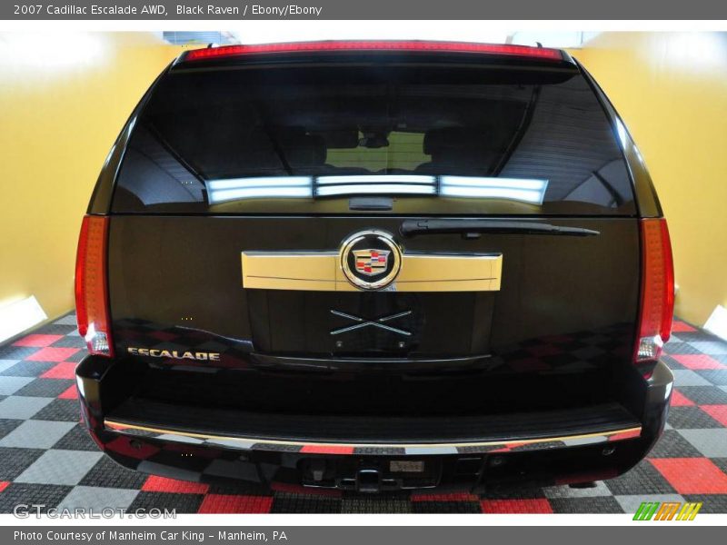 Black Raven / Ebony/Ebony 2007 Cadillac Escalade AWD