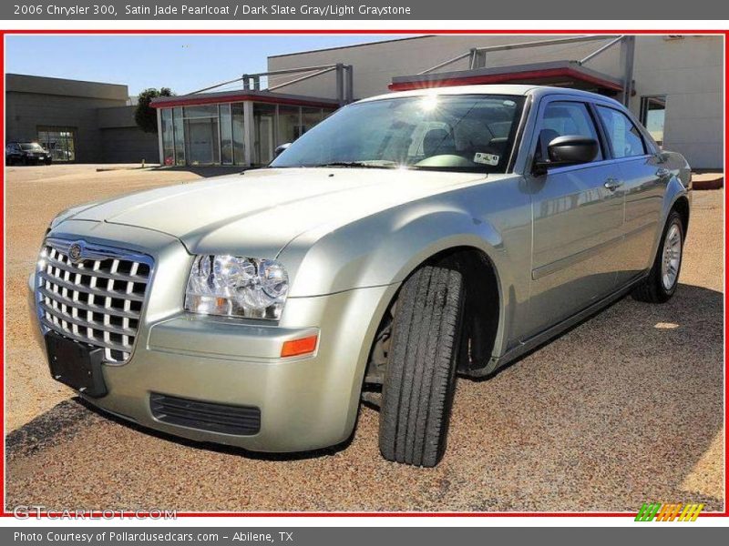 Satin Jade Pearlcoat / Dark Slate Gray/Light Graystone 2006 Chrysler 300
