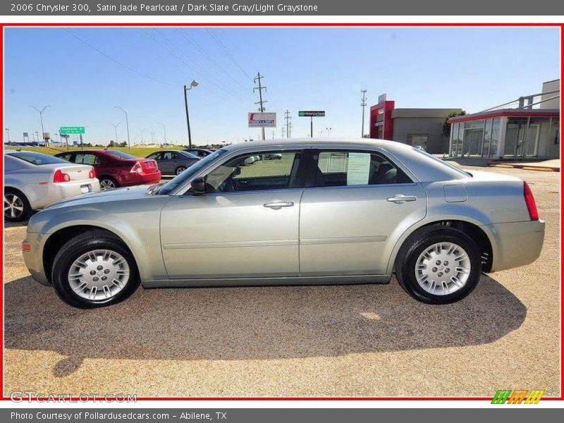 Satin Jade Pearlcoat / Dark Slate Gray/Light Graystone 2006 Chrysler 300