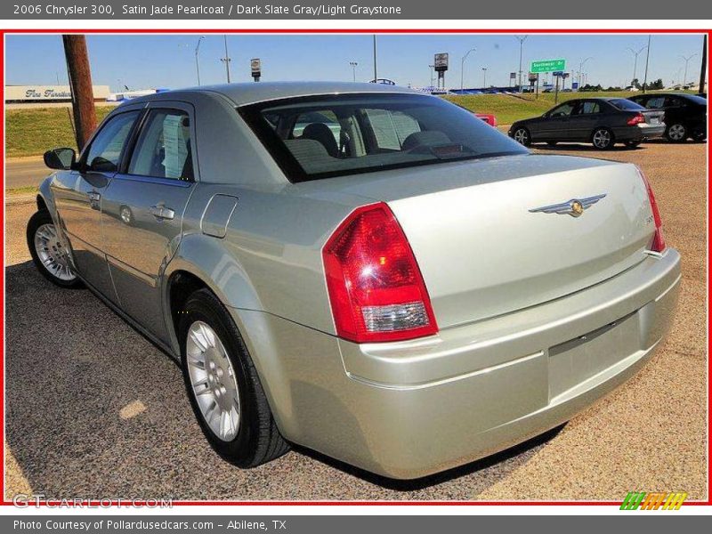 Satin Jade Pearlcoat / Dark Slate Gray/Light Graystone 2006 Chrysler 300