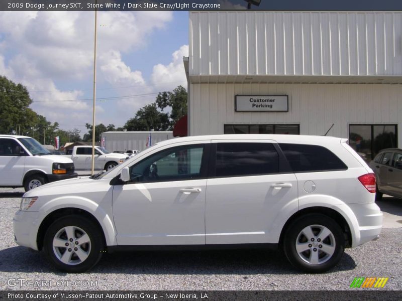 Stone White / Dark Slate Gray/Light Graystone 2009 Dodge Journey SXT