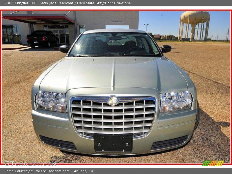 Satin Jade Pearlcoat / Dark Slate Gray/Light Graystone 2006 Chrysler 300