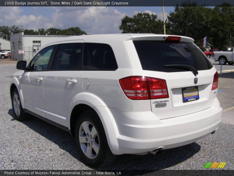 Stone White / Dark Slate Gray/Light Graystone 2009 Dodge Journey SXT