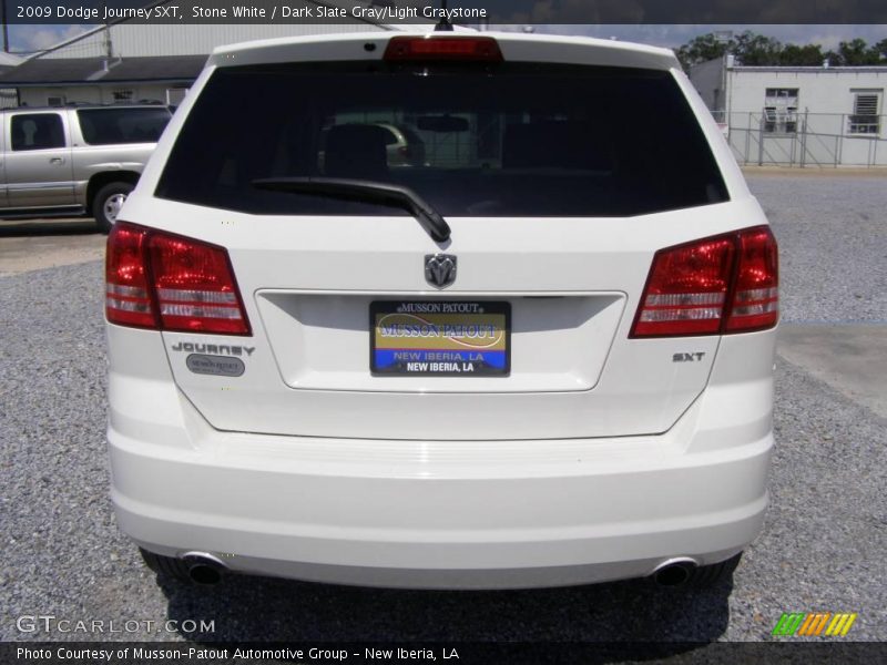 Stone White / Dark Slate Gray/Light Graystone 2009 Dodge Journey SXT