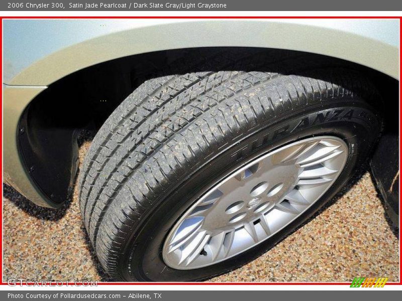 Satin Jade Pearlcoat / Dark Slate Gray/Light Graystone 2006 Chrysler 300