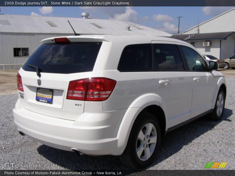 Stone White / Dark Slate Gray/Light Graystone 2009 Dodge Journey SXT